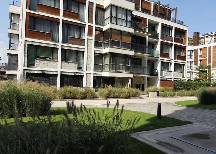 Lejlighed Riverside Serenity Modern With Sunset Views Prag